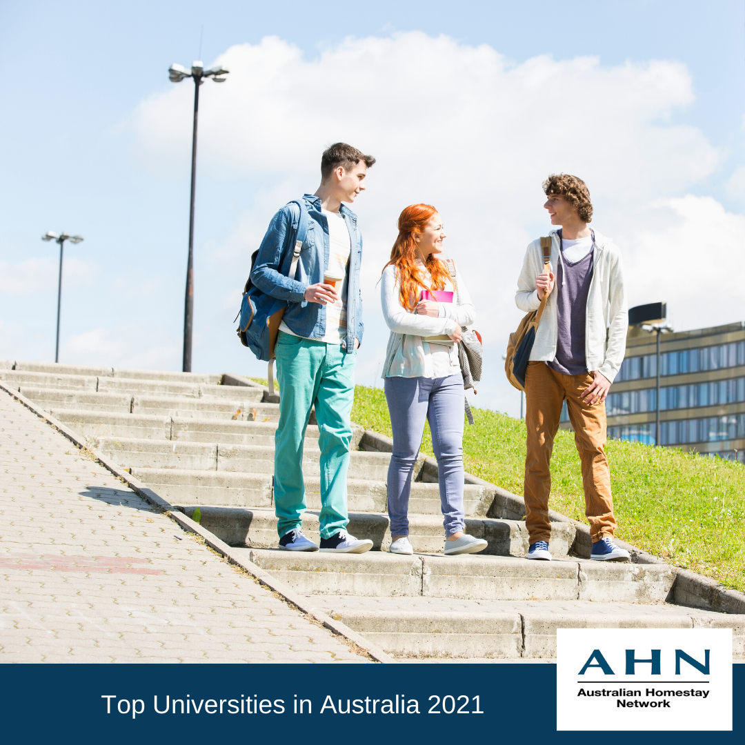 IG Australian Homestay Network 2021 Top Universities